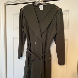 Elegant Long Sleeve Black Dress